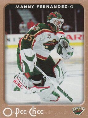 Manny Fernandez - 2006/2007 O Pee Chee Hockey Card